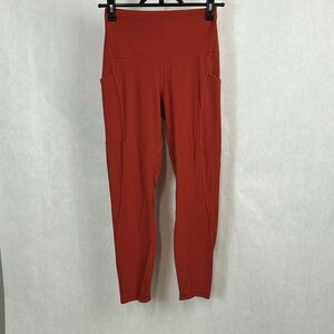 Lululemon Fast & Free Leggings High Rise Tight Gray Sz 8